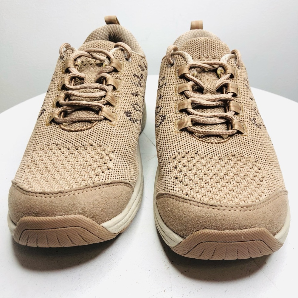 Orthofeet Coral Walking Shoe stretchable knit leopard print SZ 7.5 R1 - Picture 4 of 12